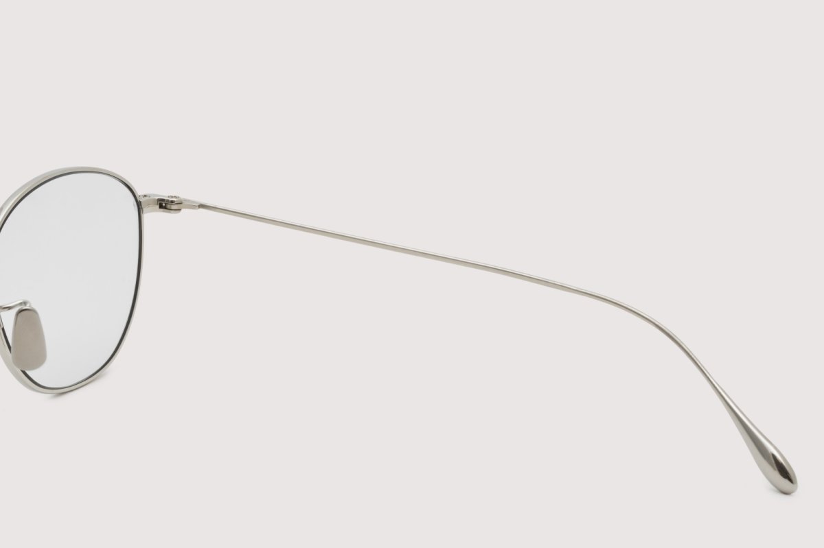 画像9: NOCHINO OPTICAL  KOUGETSU #1. PLUTINUM SILVER × CLEAR to D.GREY (調光) (9)