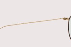 画像11: NOCHINO OPTICAL  KOUGETSU #6. CHAMPAGNE GOLD & AMBER × GREY GREEN to D.GREY (調光) (11)