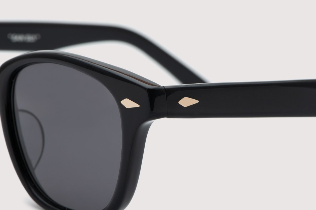 画像5: NOCHINO OPTICAL  SANSUI #H1. GROSS BLACK × BLACK POLARIZED LENS(偏光) (5)