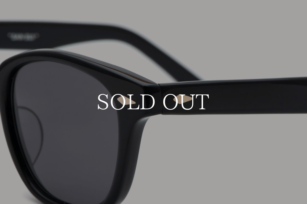 画像5: NOCHINO OPTICAL  SANSUI #H1. GROSS BLACK × BLACK POLARIZED LENS(偏光) (5)