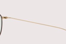 画像10: NOCHINO OPTICAL  KOUGETSU #6. CHAMPAGNE GOLD & AMBER × GREY GREEN to D.GREY (調光) (10)