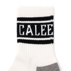 画像2: CALEE  JACQUARD PILE LINE SOCKS (2)