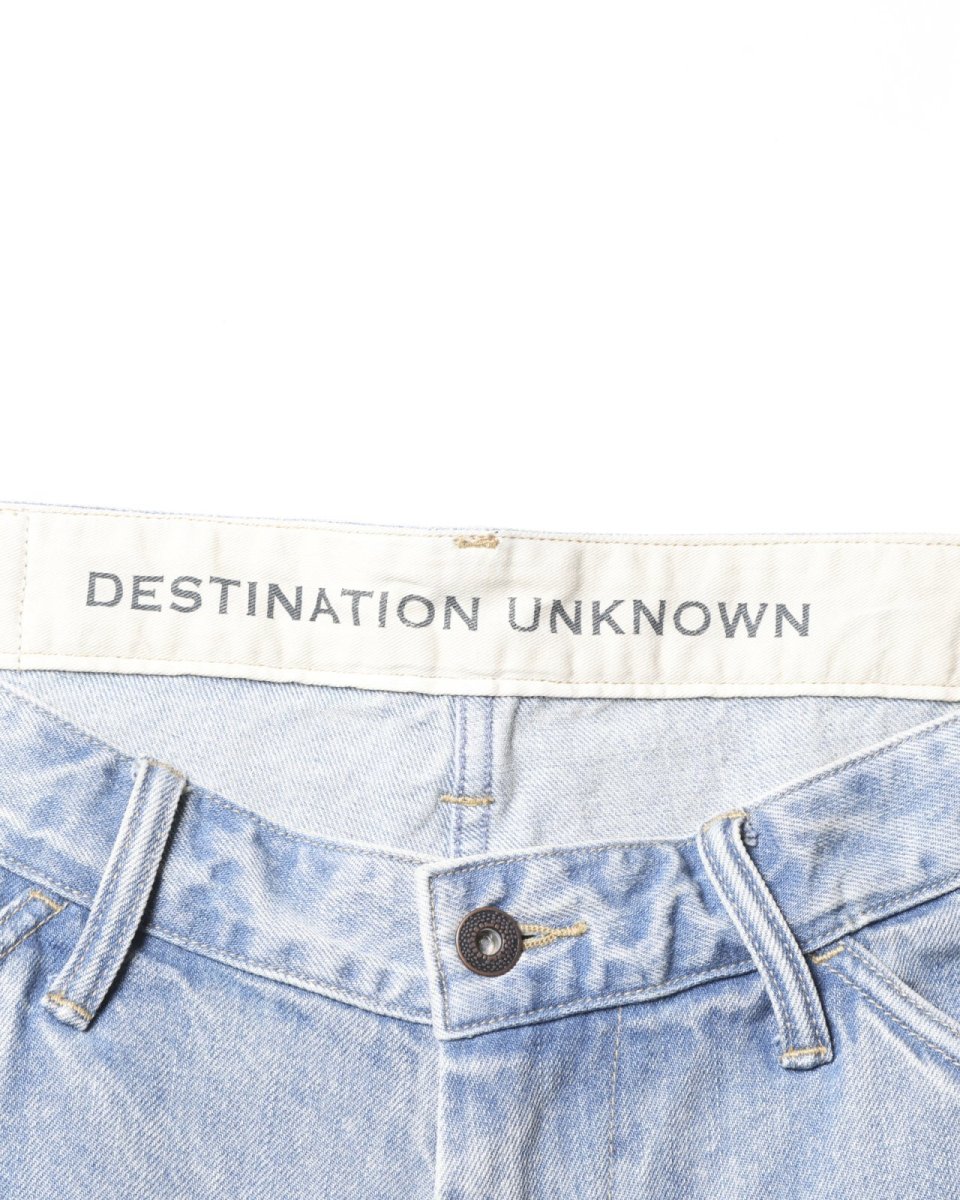 画像19: Liberaiders  DAMAGED DENIM BUGGY SHORTS (19)