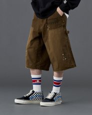 画像21: Liberaiders  HANDWRITING CANVAS WORK SHORTS (21)