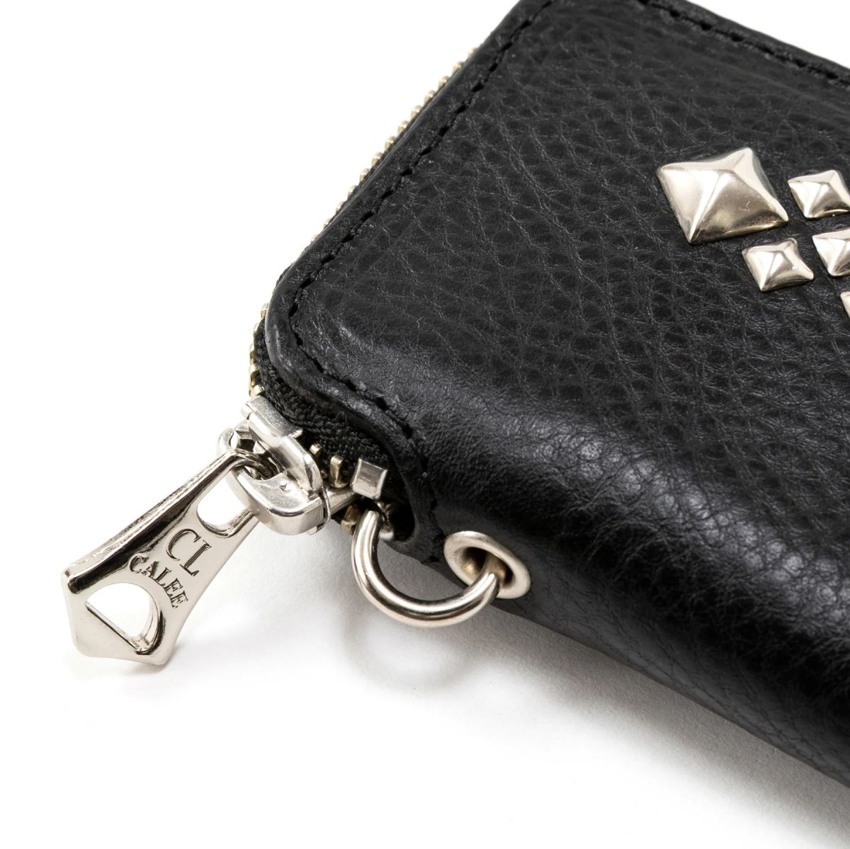 画像4: CALEE  STUDS LEATHER COIN CASE (4)
