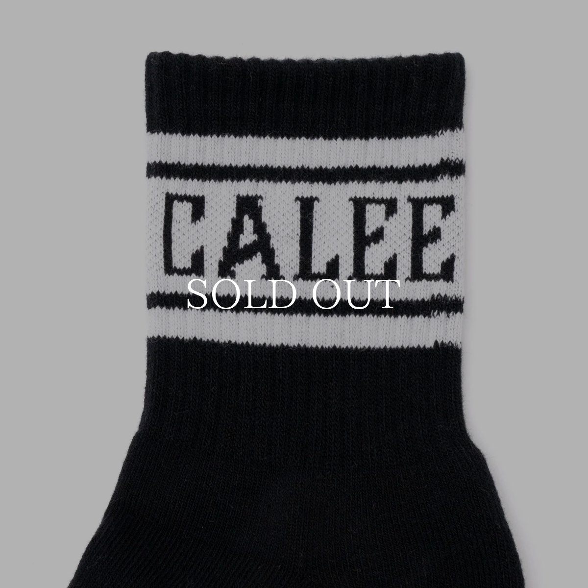 画像4: CALEE  【再入荷】JACQUARD PILE LINE SOCKS (4)