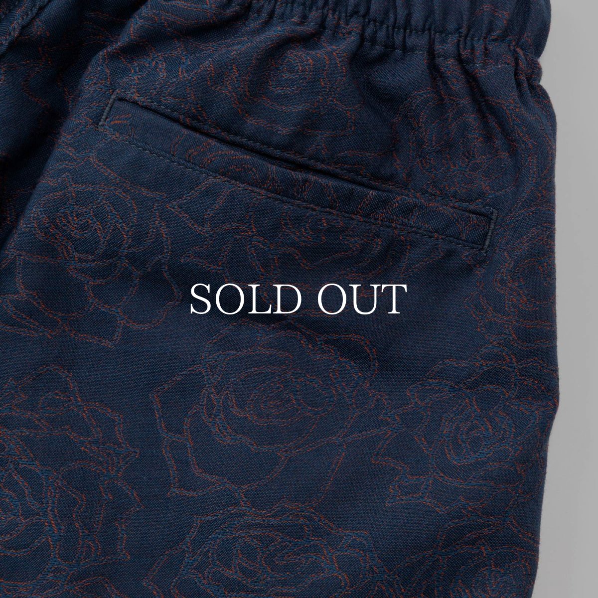 画像6: CALEE  ROSE PATTERN JACQUARD EASY SHORTS (6)