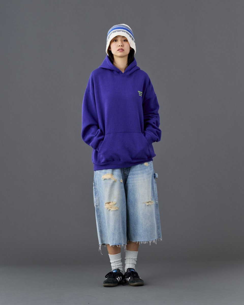 画像11: Liberaiders  DAMAGED DENIM BUGGY SHORTS (11)