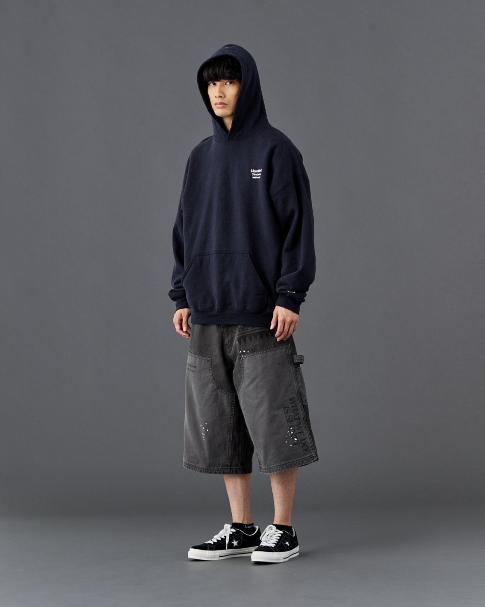 画像8: Liberaiders  HANDWRITING CANVAS WORK SHORTS (8)