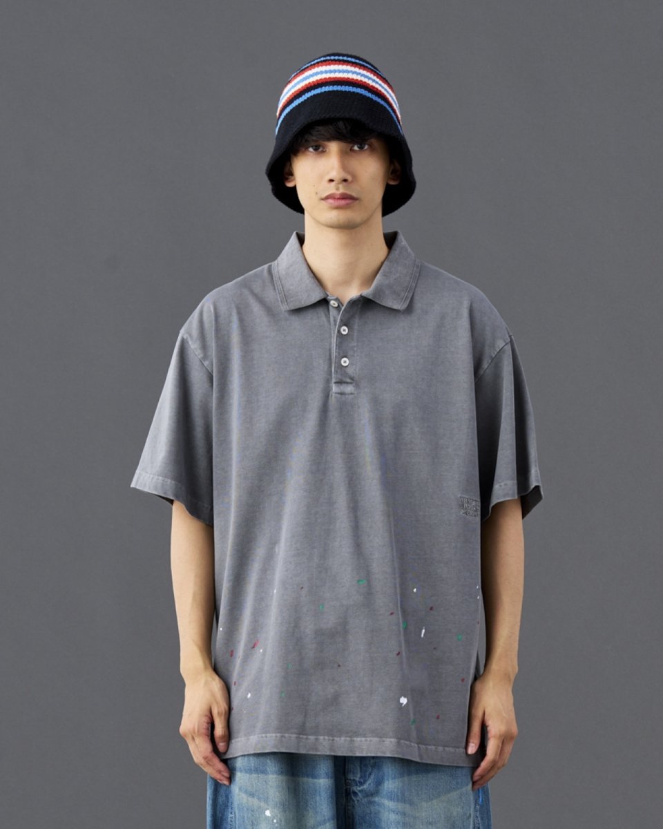 画像3: Liberaiders  PIGMENT DYED POLO SHIRT (3)