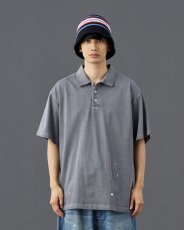 画像3: Liberaiders  PIGMENT DYED POLO SHIRT (3)