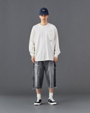 画像38: Liberaiders  DAMAGED DENIM BUGGY SHORTS (38)