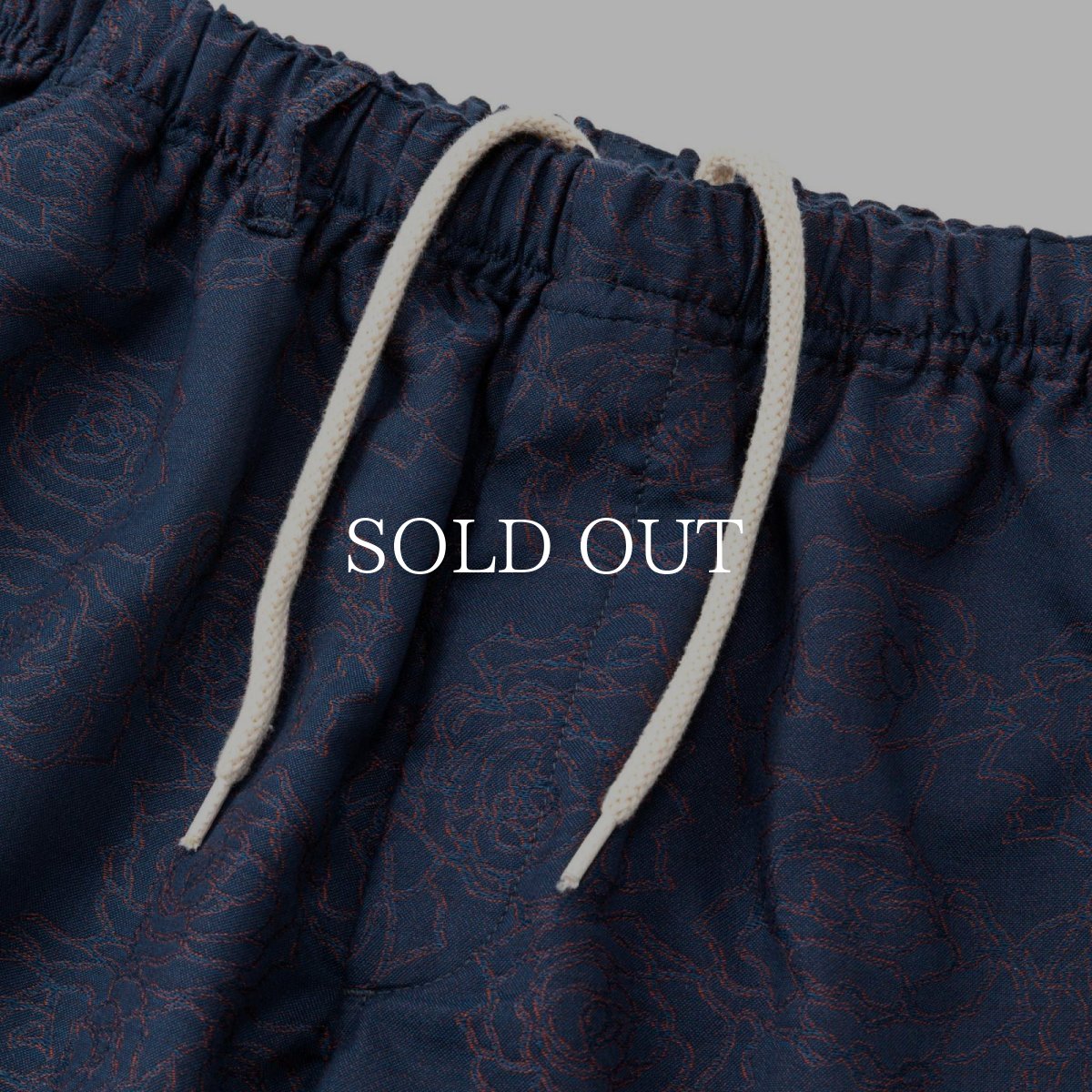 画像4: CALEE  ROSE PATTERN JACQUARD EASY SHORTS (4)