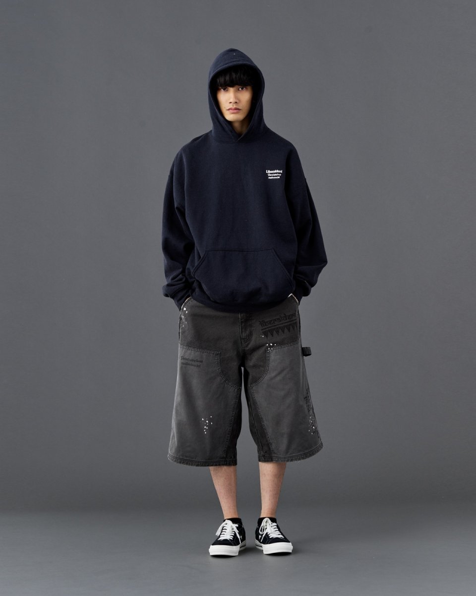 画像7: Liberaiders  HANDWRITING CANVAS WORK SHORTS (7)