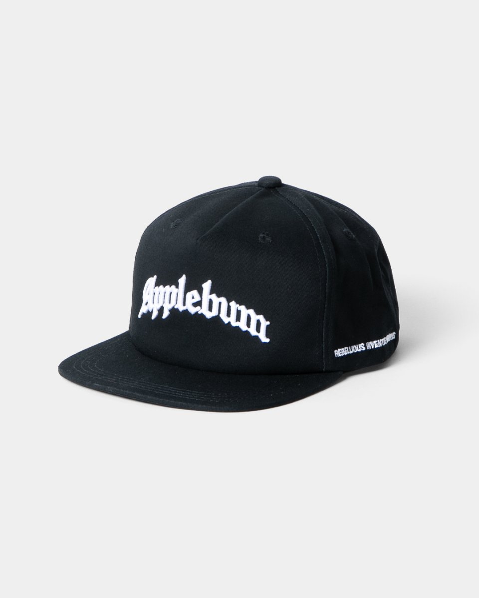 画像2: APPLEBUM  “Old English Logo” 5 Panel Cap (2)