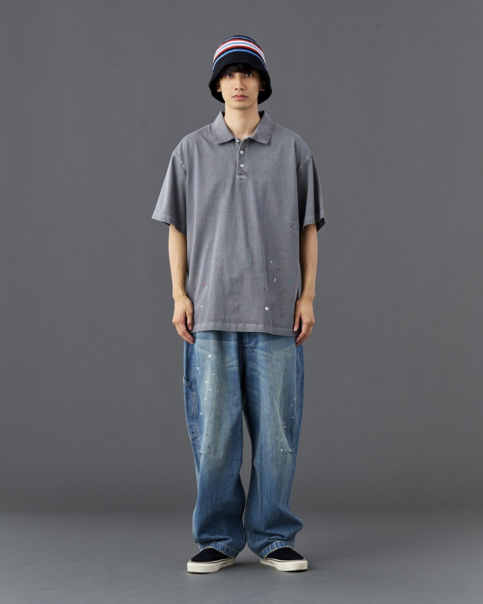 画像6: Liberaiders  PIGMENT DYED POLO SHIRT (6)