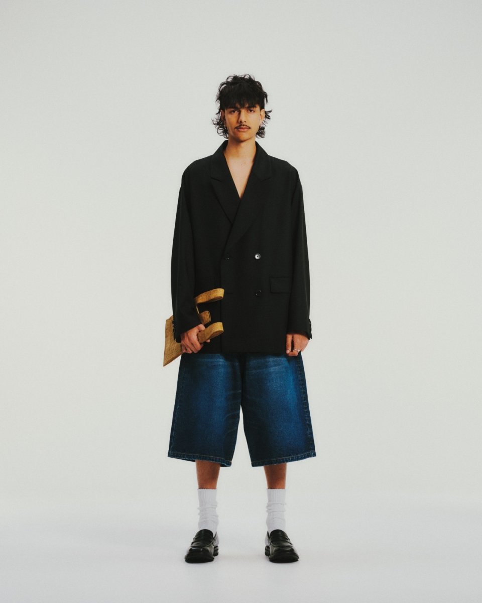 画像8: COOTIE PRODUCTIONS   12.5oz Denim 5 Pocket Extra Baggy Shorts (8)