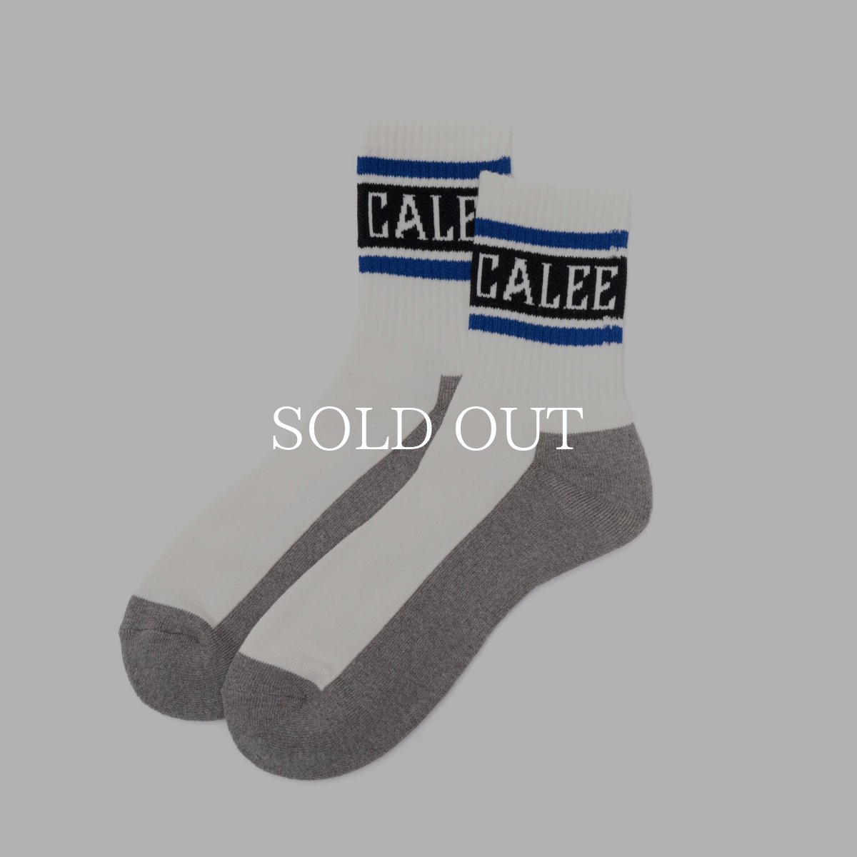 画像5: CALEE  【再入荷】JACQUARD PILE LINE SOCKS (5)