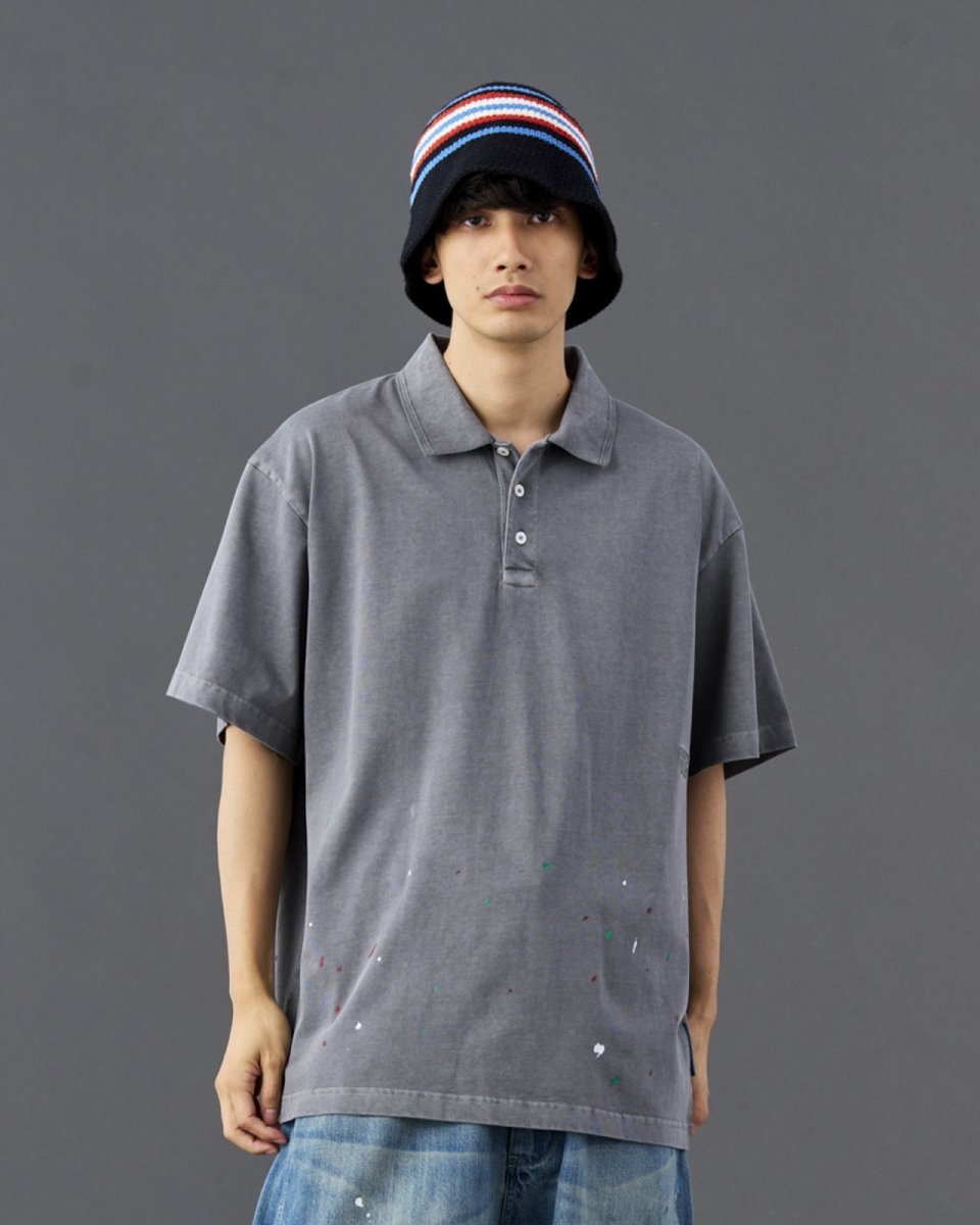 画像5: Liberaiders  PIGMENT DYED POLO SHIRT (5)
