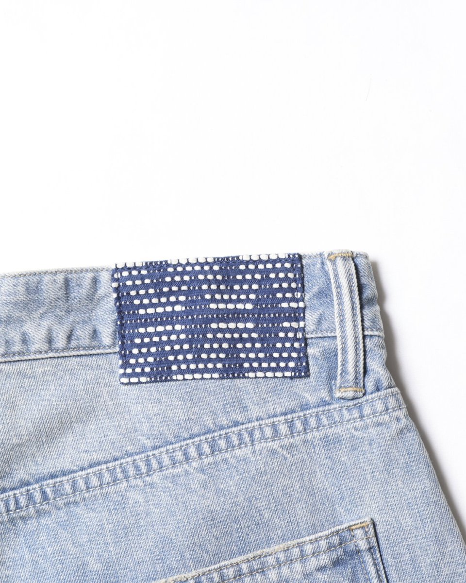画像23: Liberaiders  DAMAGED DENIM BUGGY SHORTS (23)