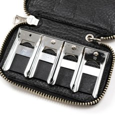 画像7: CALEE  STUDS LEATHER COIN CASE (7)