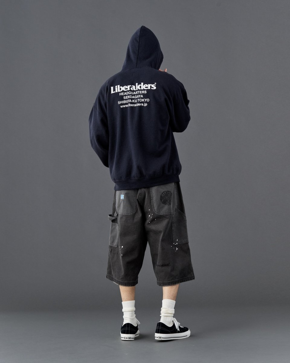 画像9: Liberaiders  HANDWRITING CANVAS WORK SHORTS (9)