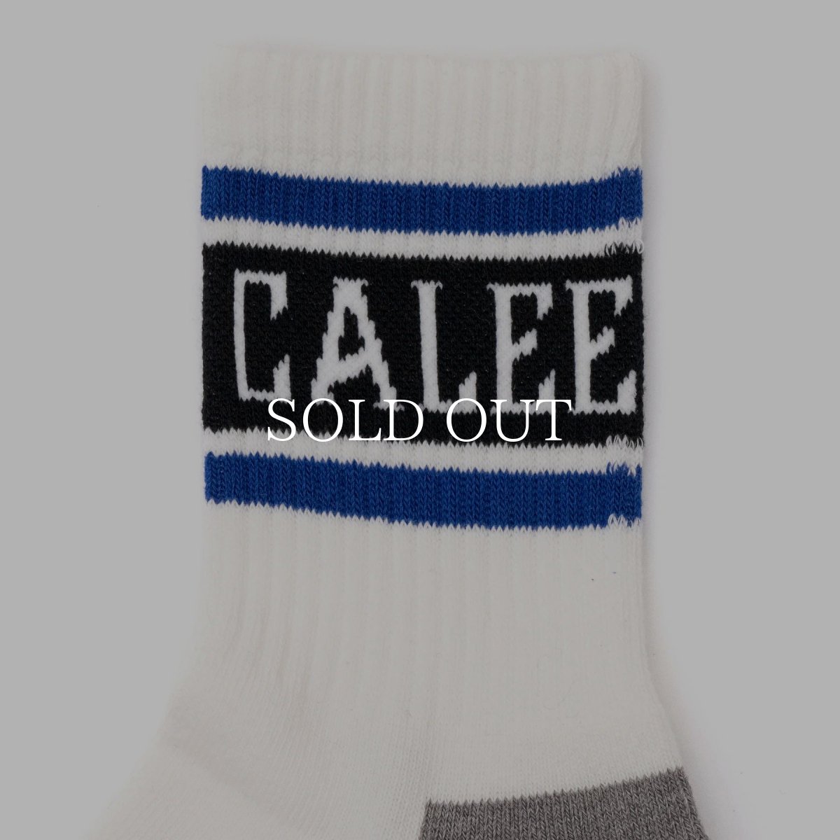 画像6: CALEE  【再入荷】JACQUARD PILE LINE SOCKS (6)