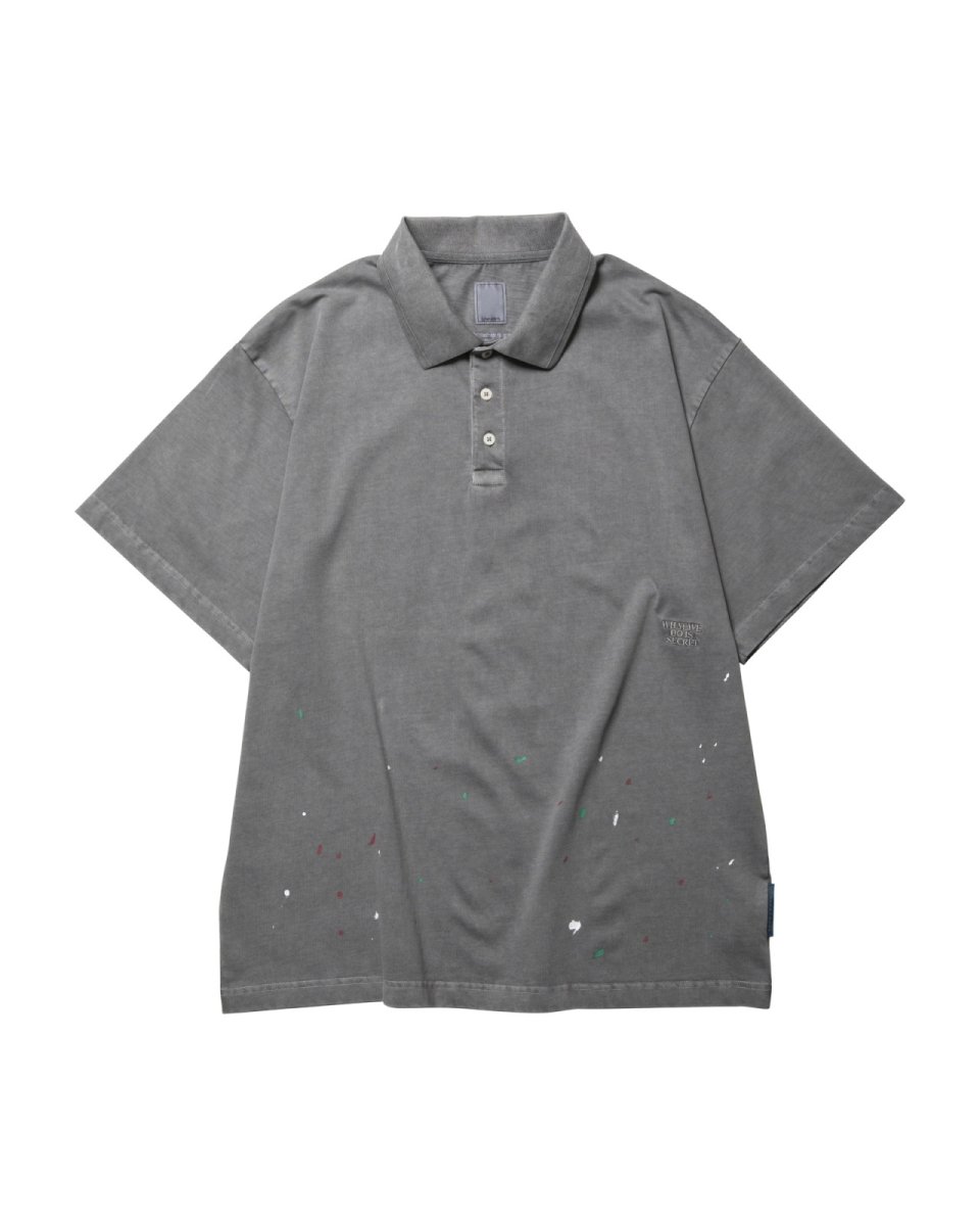 画像1: Liberaiders  PIGMENT DYED POLO SHIRT (1)