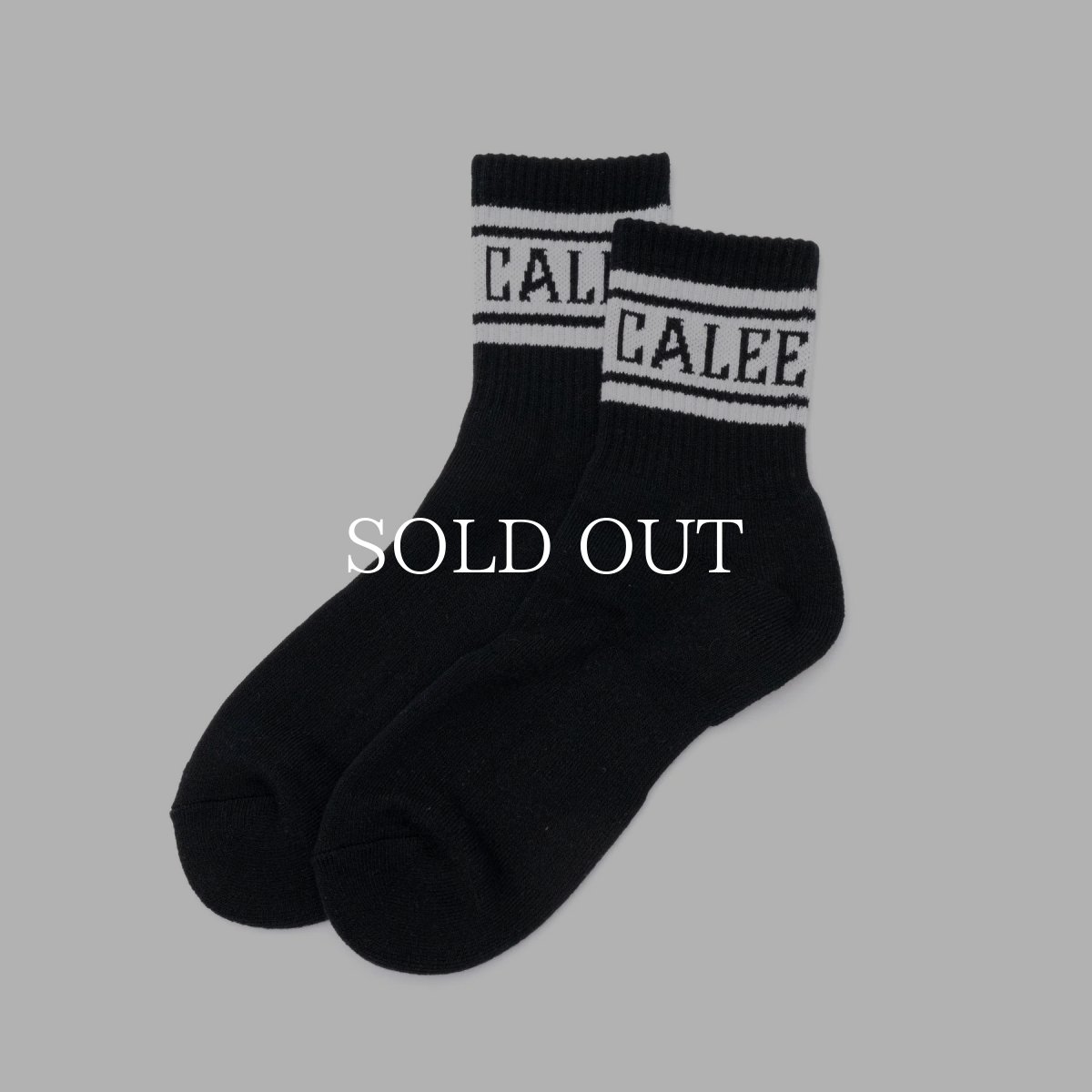 画像3: CALEE  【再入荷】JACQUARD PILE LINE SOCKS (3)