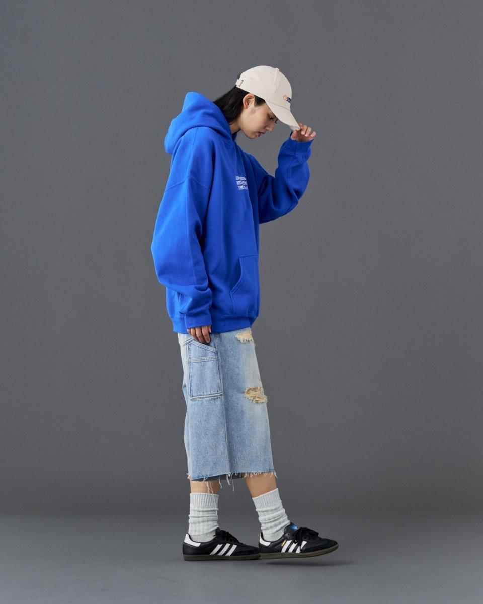 画像18: Liberaiders  DAMAGED DENIM BUGGY SHORTS (18)