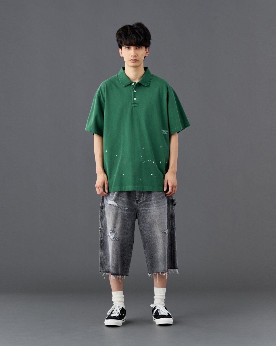 画像35: Liberaiders  DAMAGED DENIM BUGGY SHORTS (35)