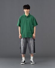 画像35: Liberaiders  DAMAGED DENIM BUGGY SHORTS (35)