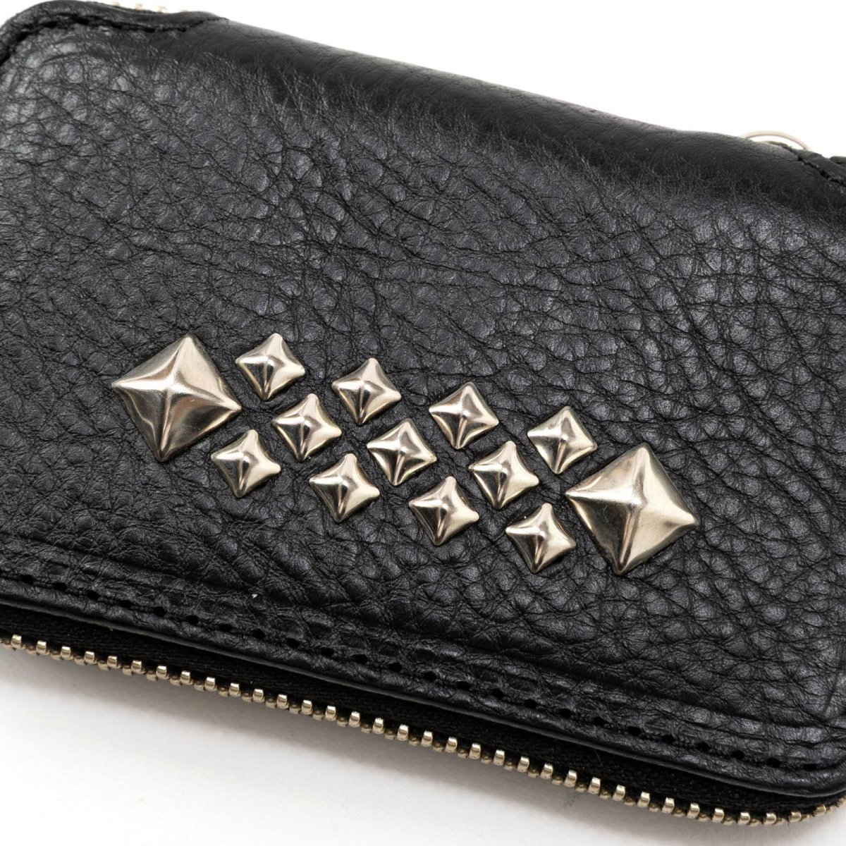 画像3: CALEE  STUDS LEATHER COIN CASE (3)