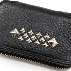画像3: CALEE  STUDS LEATHER COIN CASE (3)
