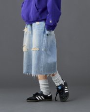 画像5: Liberaiders  DAMAGED DENIM BUGGY SHORTS (5)