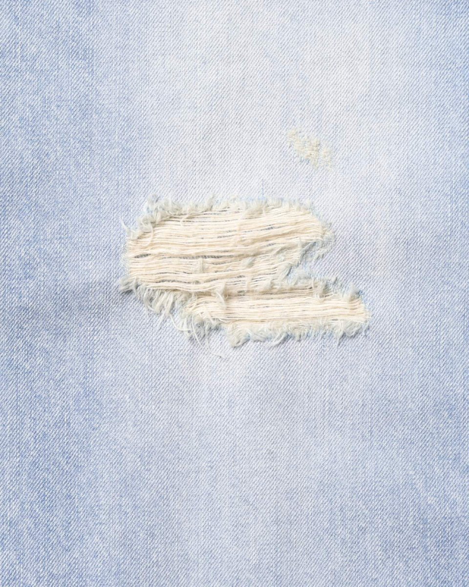 画像21: Liberaiders  DAMAGED DENIM BUGGY SHORTS (21)