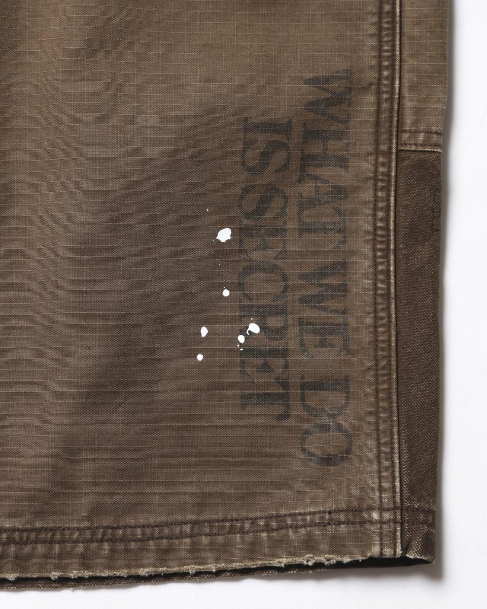 画像26: Liberaiders  HANDWRITING CANVAS WORK SHORTS (26)