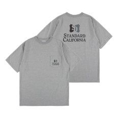 画像12: STANDARD CALIFORNIA  SD Heavyweight Shield Logo Pocket T (12)