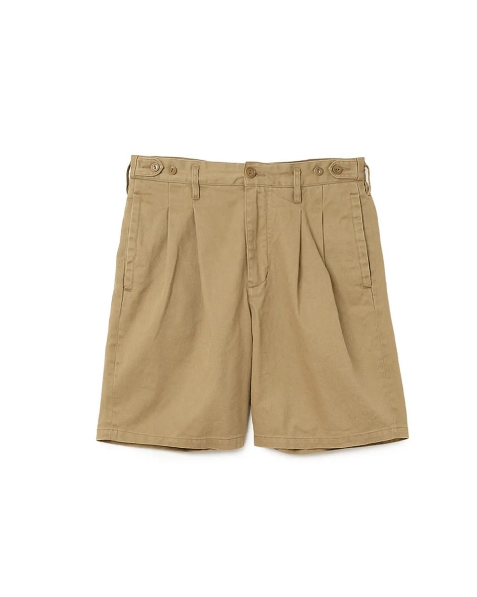 画像1: nonnative  OFFICER CHINO SHORTS COTTON TWILL PIGMENT DYE (1)