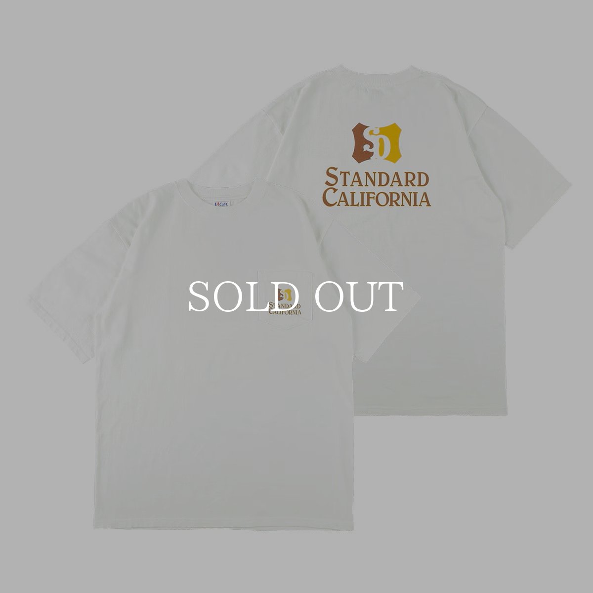 画像9: STANDARD CALIFORNIA  SD Heavyweight Shield Logo Pocket T (9)