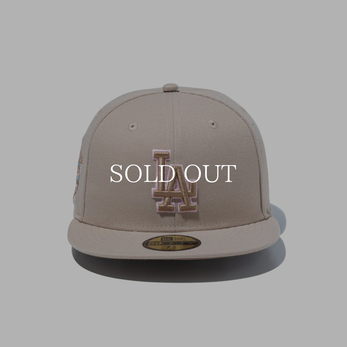 画像2: NEW ERA  59FIFTY Spring Breeze ロサンゼルス・ドジャース ニューベージュ (2)