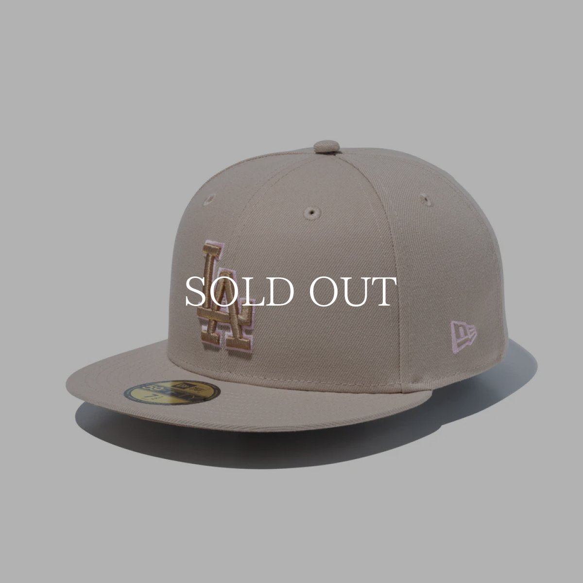 画像3: NEW ERA  59FIFTY Spring Breeze ロサンゼルス・ドジャース ニューベージュ (3)