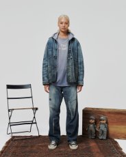 画像3: BOW WOW  HERITAGE DENIM PAINTER PANTS AGED (3)