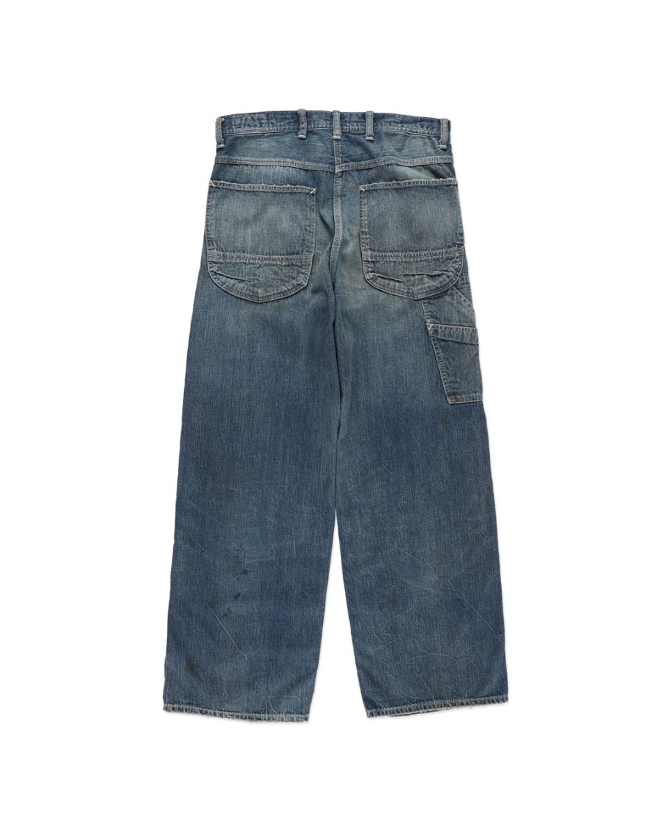 画像2: BOW WOW  HERITAGE DENIM PAINTER PANTS AGED (2)