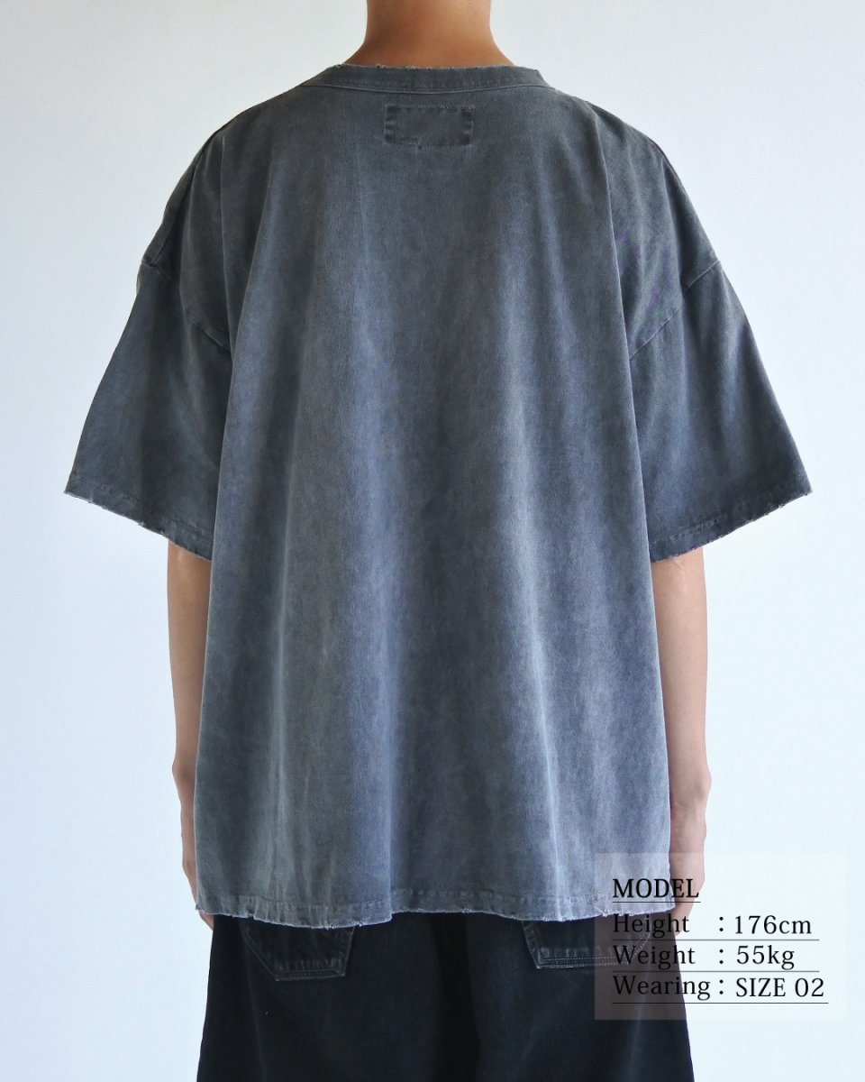 画像3: ANACHRONORM  PIGMENT DYED POCKET S/S T-S (3)