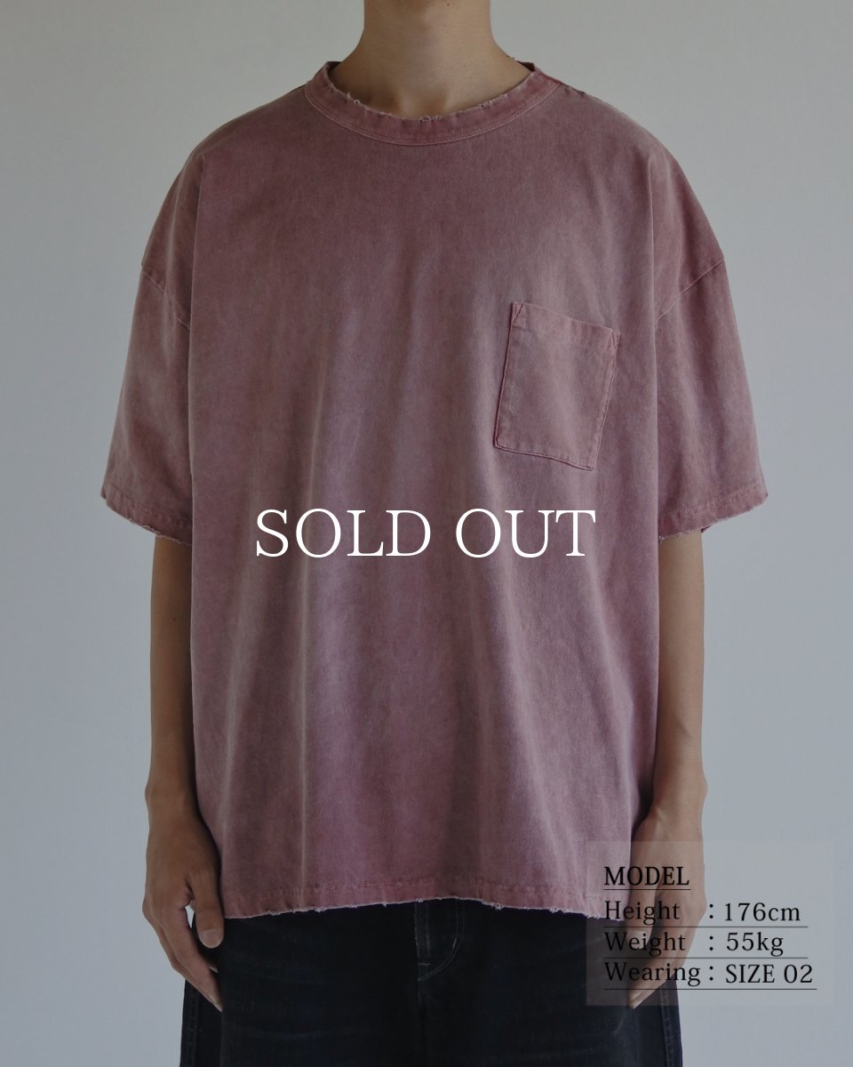 画像10: ANACHRONORM  PIGMENT DYED POCKET S/S T-S (10)