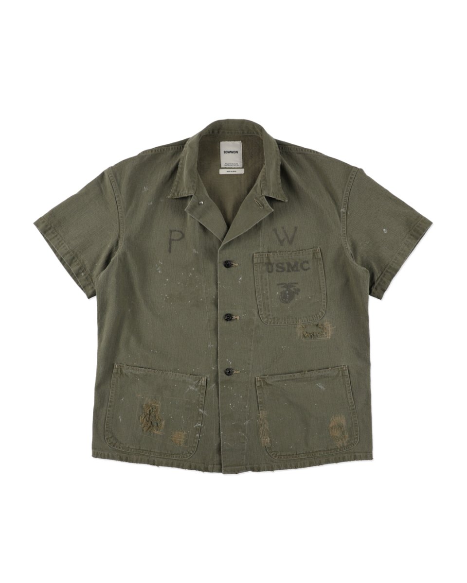 画像1: BOW WOW  PW P-41 HBT SS JK AGED (1)