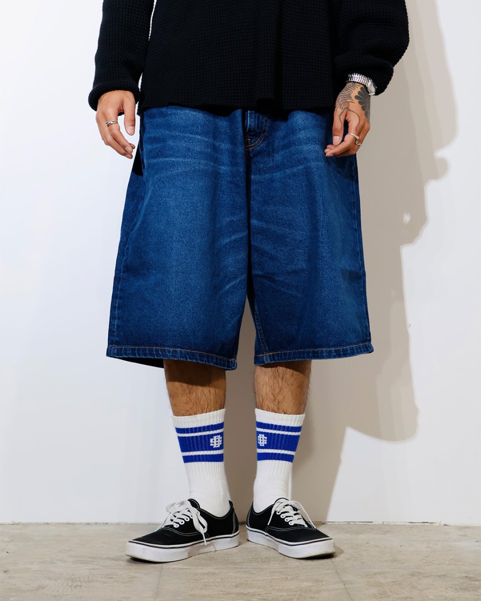 画像4: COOTIE PRODUCTIONS   12.5oz Denim 5 Pocket Extra Baggy Shorts (4)