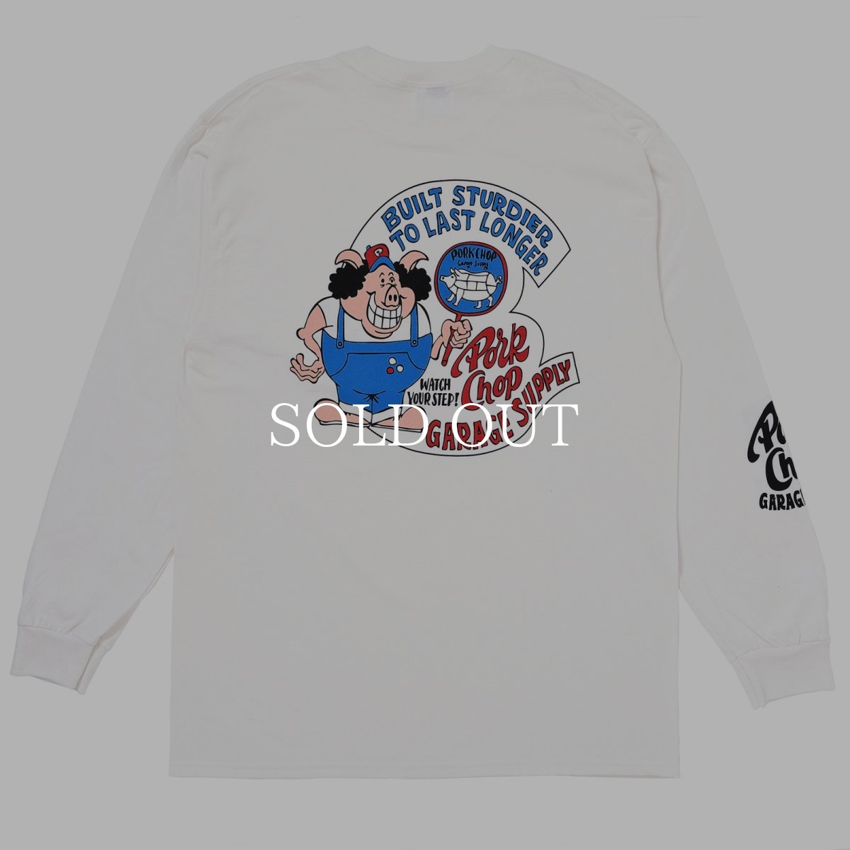 画像1: PORKCHOP GARAGE SUPPLY  PORKY L/S TEE (1)