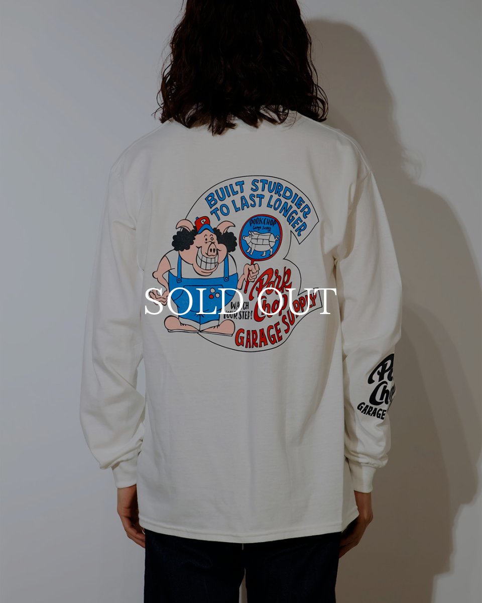 画像6: PORKCHOP GARAGE SUPPLY  PORKY L/S TEE (6)